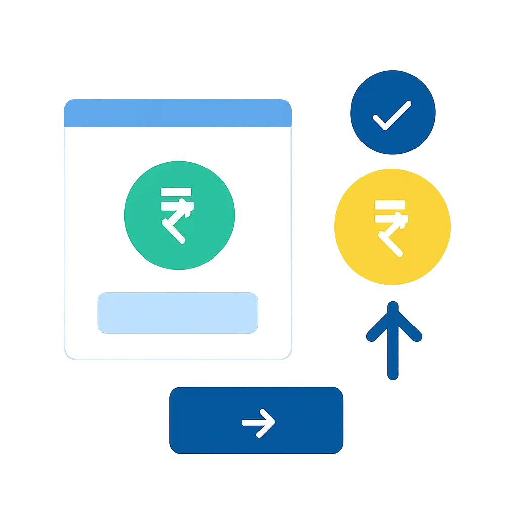 Payments / UPI symbols: 55 Club deposit and withdrawal graphic